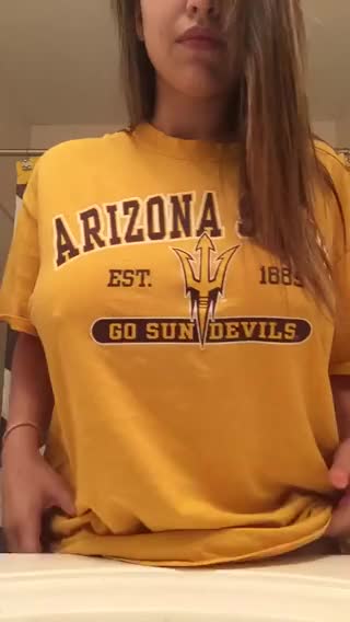 Titties Drop Drop it for the Sun Devils Porn GIF VideoMonstr