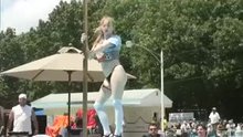 Indiana Stripper dancing on the pole