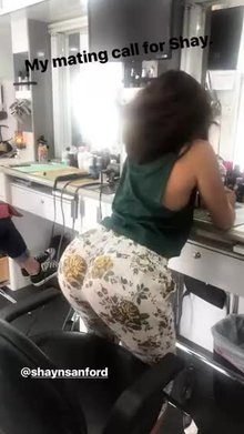 Chloe Bennett shaking her ass and getting it slapped by a friend