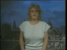 Lady on TV reveals her huge tittys