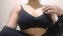 Black  + Close-Shot Nipple Play