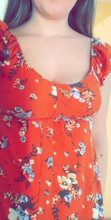 I look weird in this dress.. until I drop my tits out of it