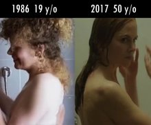 Nicole Kidman - Windrider (1986) vs Big Little Lies (2017) - Nude Comparison