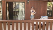 Alanna Masterson's bikini scene from "Afraid"