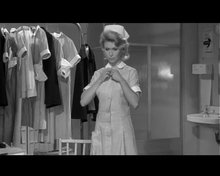 Vera Day with some old school jiggly plot in A Stitch in Time (1963)