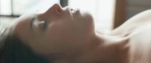 Erika Linder sucking on Natalie Krill's nipples in 'Below Her Mouth'