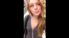Flashing in a supermarket