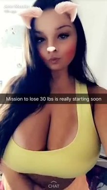 Toned Stomach and Absolutely Massive Boobs...That is All