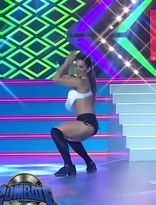 Amazing ass on Argentinian tv show