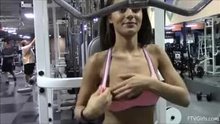 Gym Titty Reveal