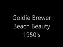 Goldie Brewer - Beach Beauty (1950s)