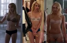 Emma Roberts underwear plot from American Horror Story, Nerve, and Scream Queens