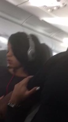 Pussy play in the Mile High Club