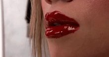 Nice Ruby Red Lips