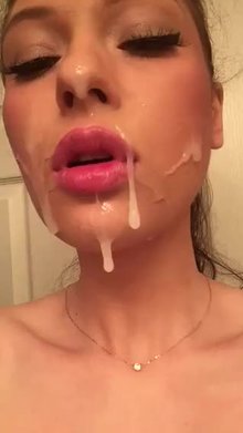 Covered and dripping cum... Messy night ;)