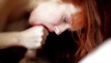 Redhead in slow motion