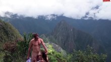 Blowjob with the view of Machu Picchu