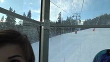 Playing in the Ski Lift