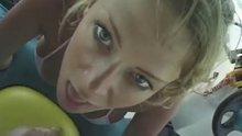 Young Jenna Jameson getting a facial in a home movie